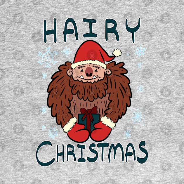 Hairy Christmas by stevenselbyart